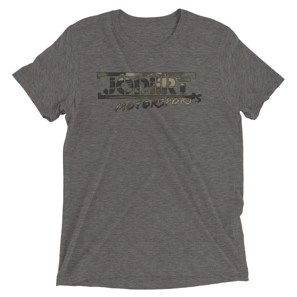 JoDiirt Motorsports Camo Splash Tri Blend Tee