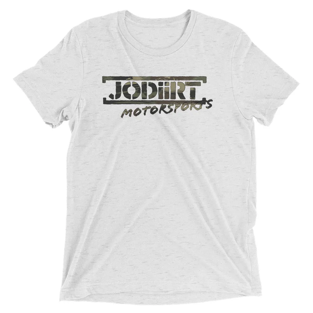 JoDiirt Motorsports Camo Splash Tri Blend Tee