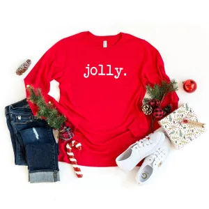 Jolly - Typewriter | Long Sleeve Crew Neck