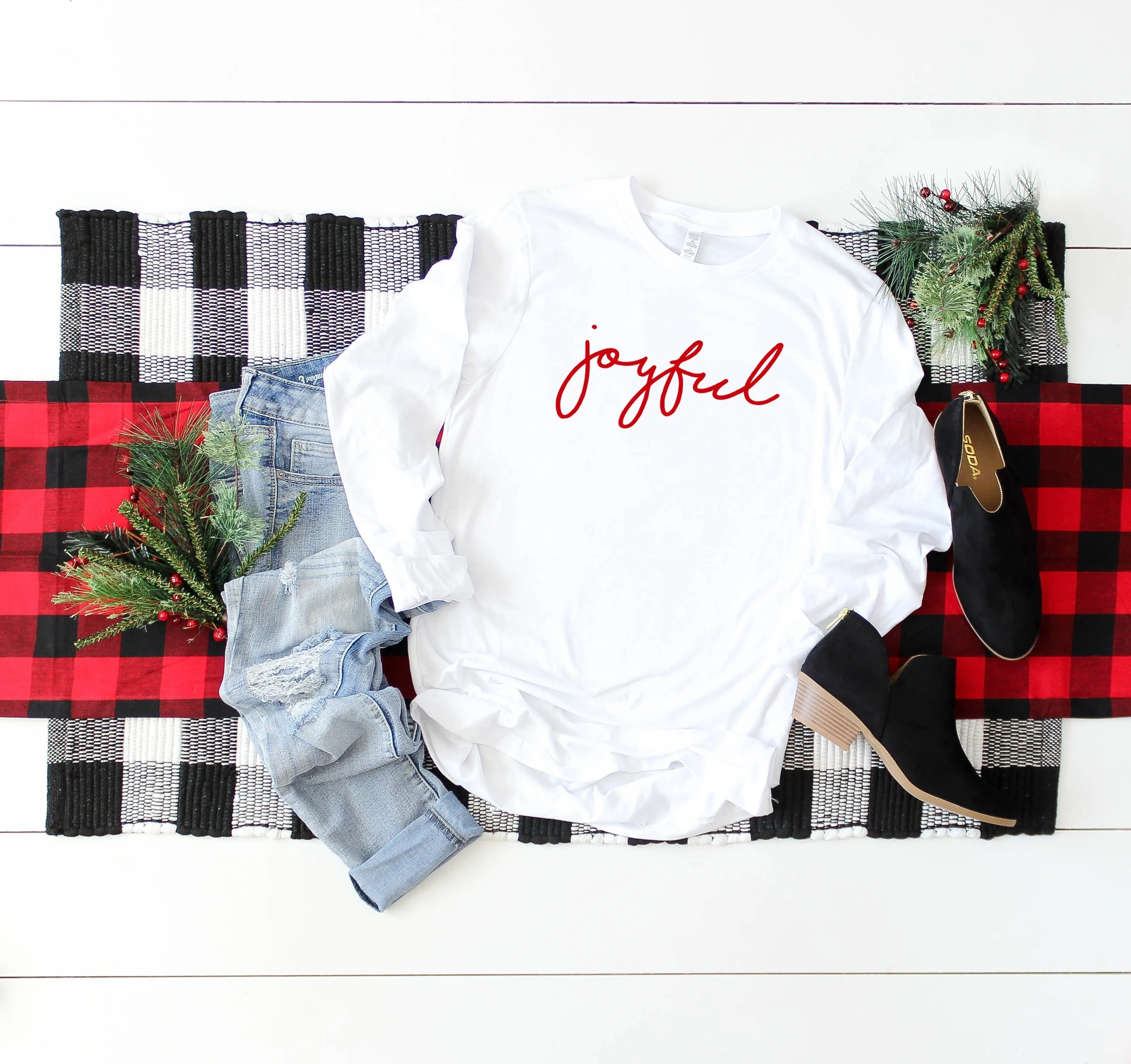 Joyful | Long Sleeve Crew Neck