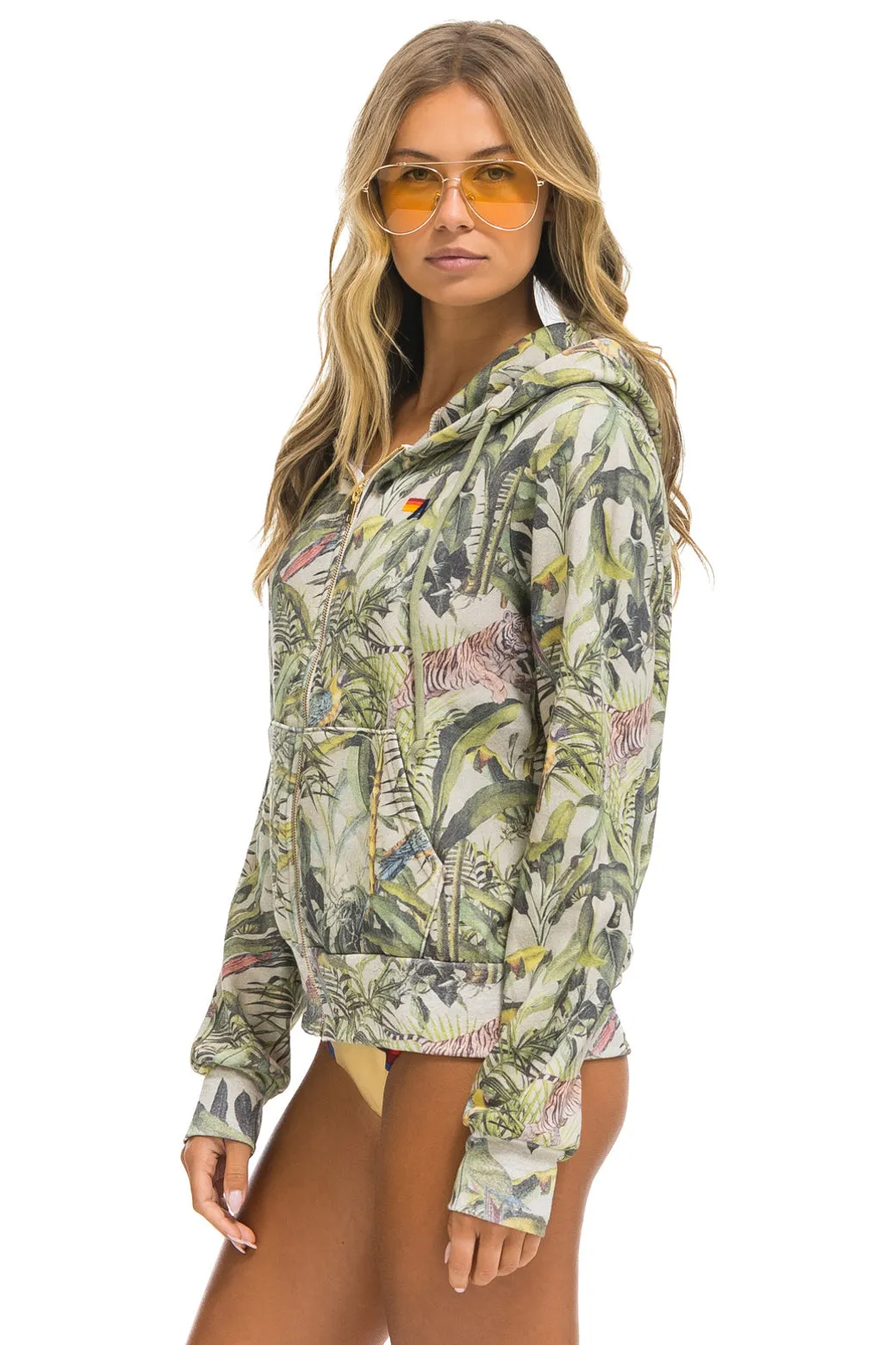 JUNGLE ZIP HOODIE - SAND
