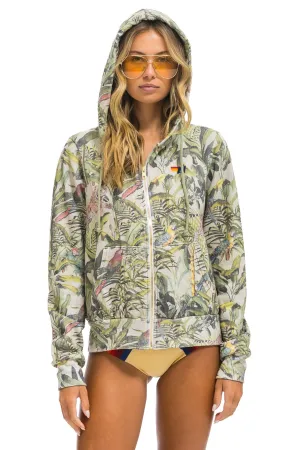 JUNGLE ZIP HOODIE - SAND