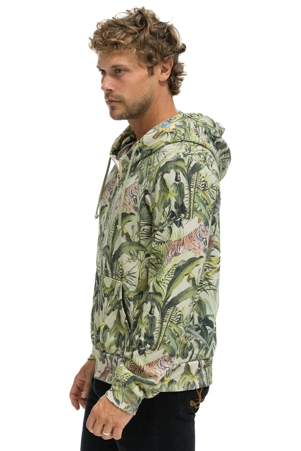 JUNGLE ZIP HOODIE - SAND