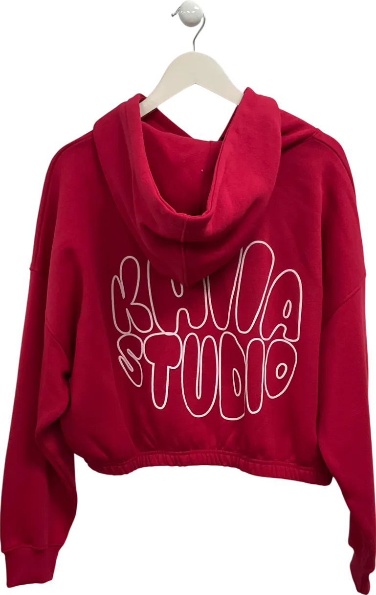 Kaiia the label Red Bubble Logo Zip Through Hoodie UK 14