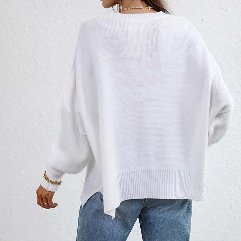 Kelly | Perfect Solid Color Knit Sweater for Women