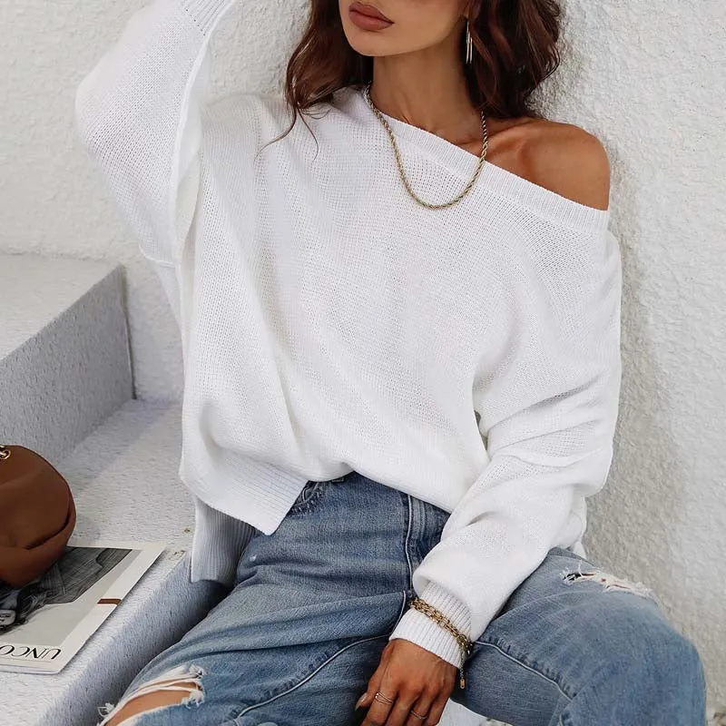 Kelly | Perfect Solid Color Knit Sweater for Women