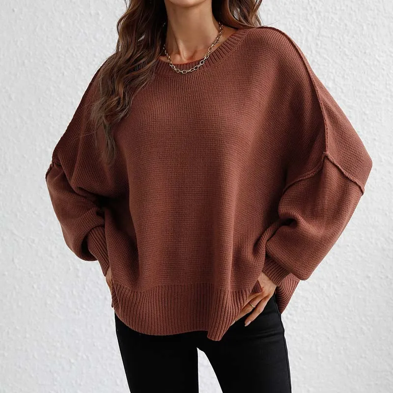 Kelly | Perfect Solid Color Knit Sweater for Women