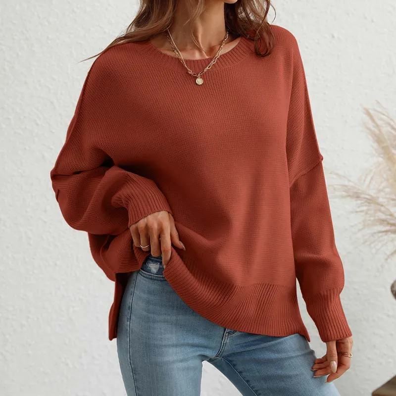 Kelly | Perfect Solid Color Knit Sweater for Women