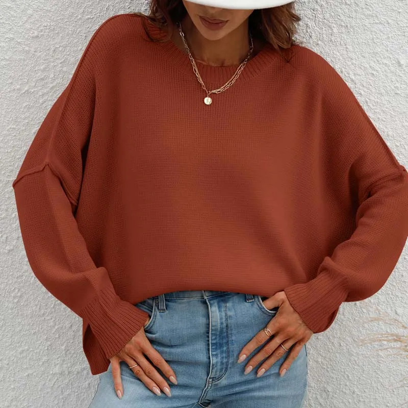 Kelly | Perfect Solid Color Knit Sweater for Women