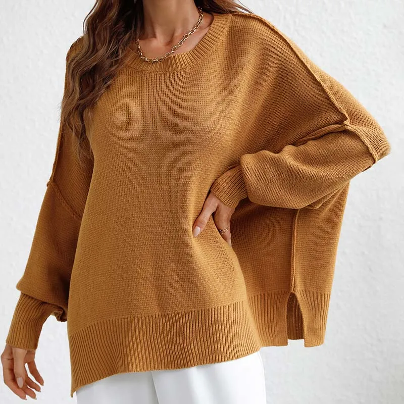 Kelly | Perfect Solid Color Knit Sweater for Women