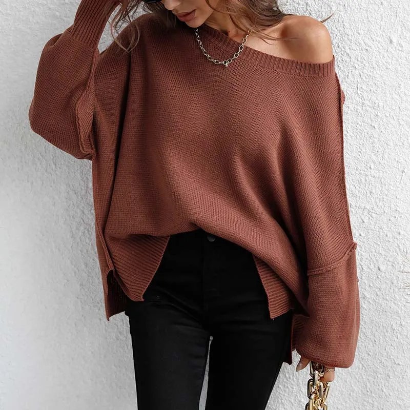 Kelly | Perfect Solid Color Knit Sweater for Women