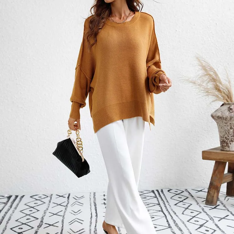 Kelly | Perfect Solid Color Knit Sweater for Women