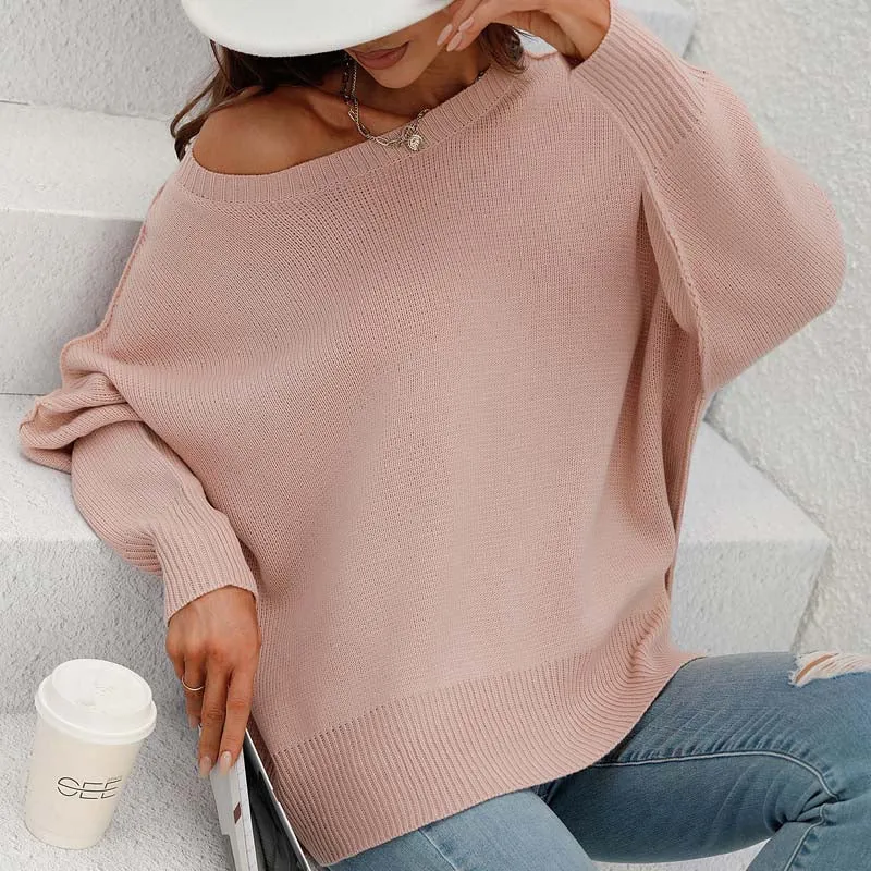 Kelly | Perfect Solid Color Knit Sweater for Women