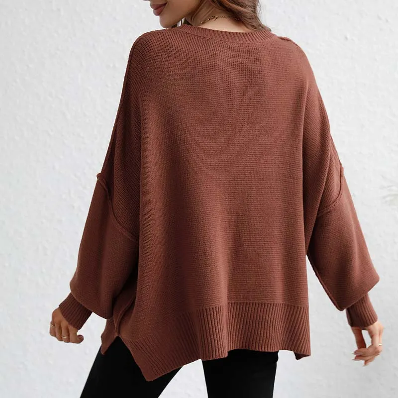 Kelly | Perfect Solid Color Knit Sweater for Women