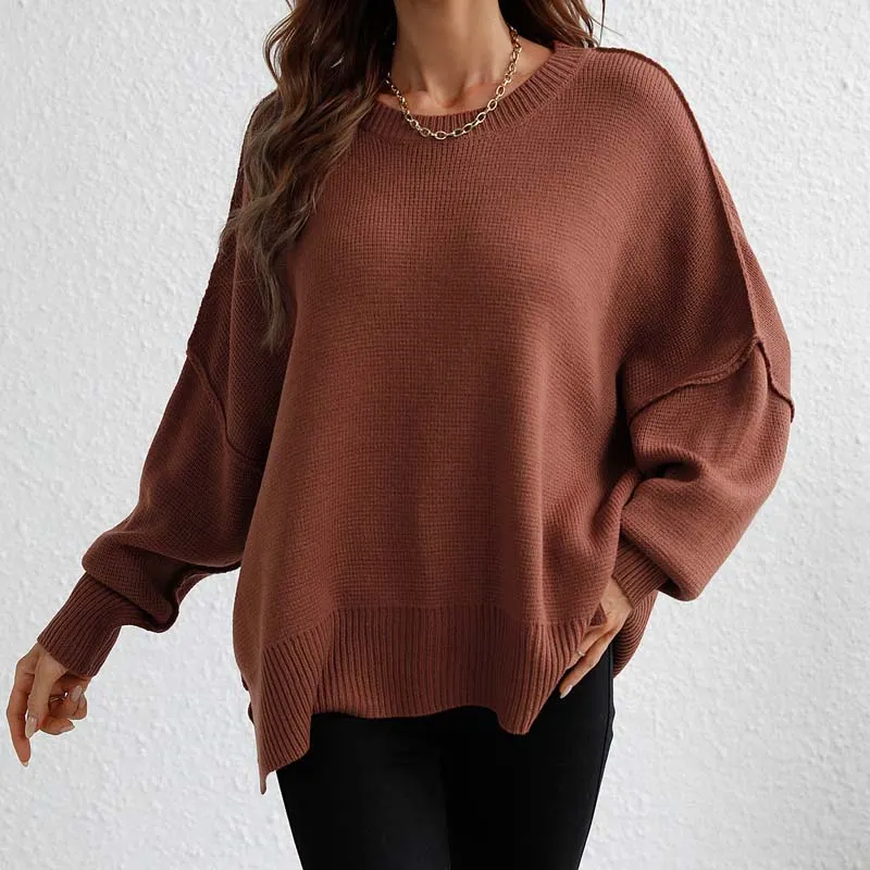 Kelly | Perfect Solid Color Knit Sweater for Women