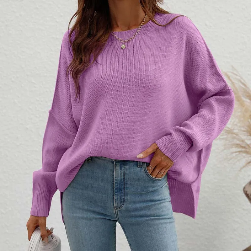 Kelly | Perfect Solid Color Knit Sweater for Women