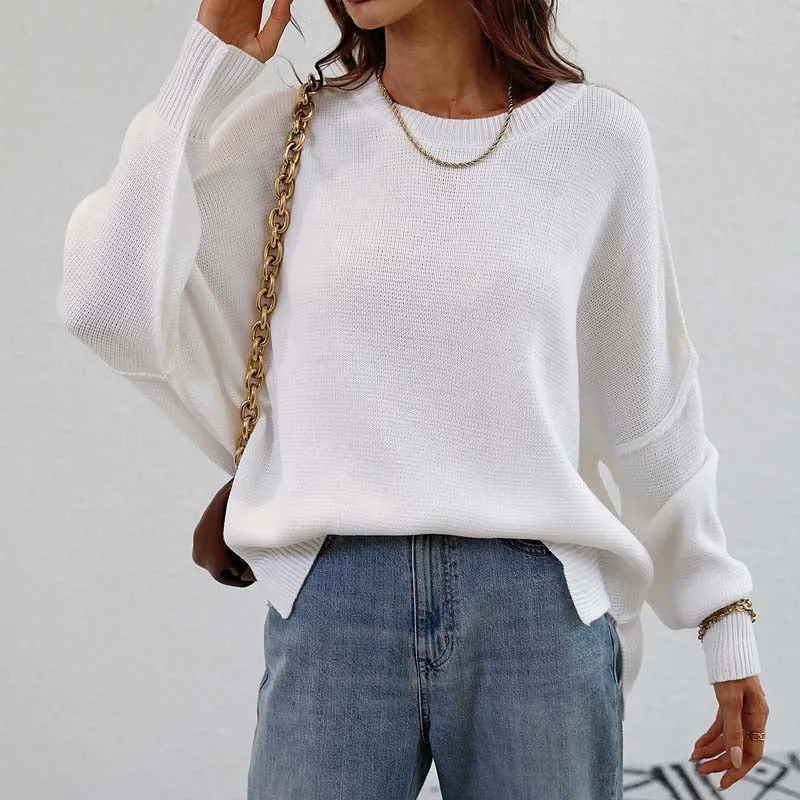 Kelly | Perfect Solid Color Knit Sweater for Women