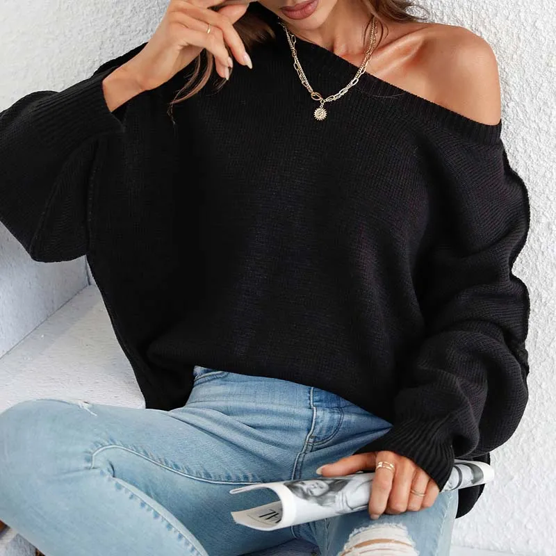 Kelly | Perfect Solid Color Knit Sweater for Women