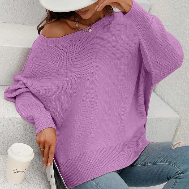 Kelly | Perfect Solid Color Knit Sweater for Women