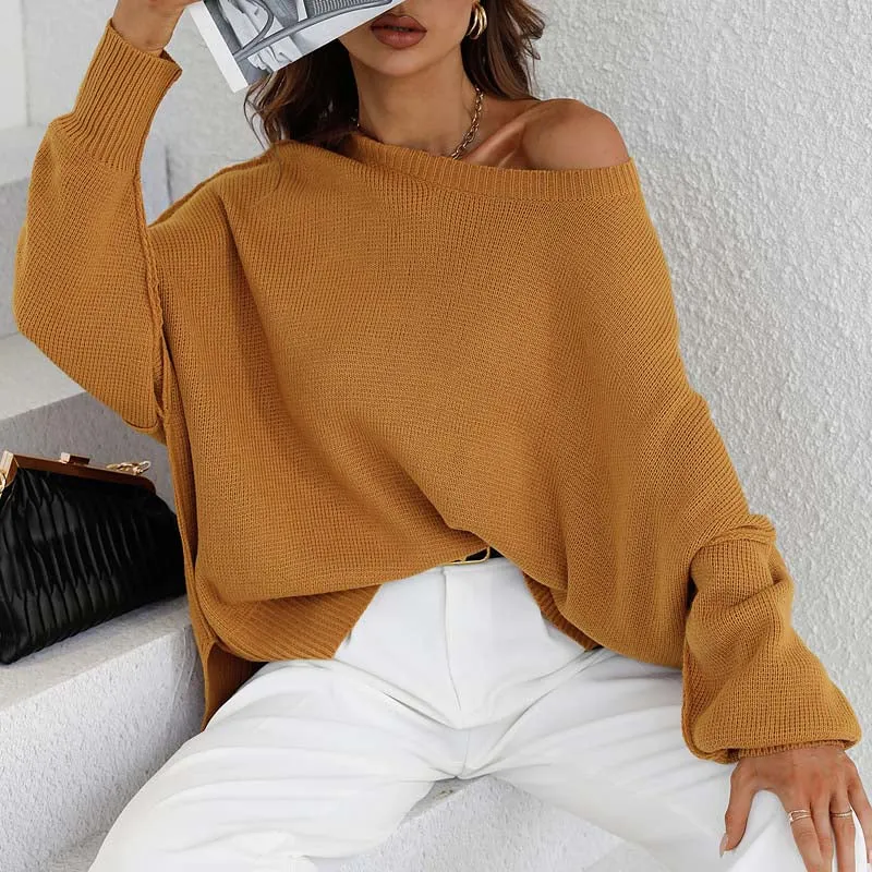 Kelly | Perfect Solid Color Knit Sweater for Women
