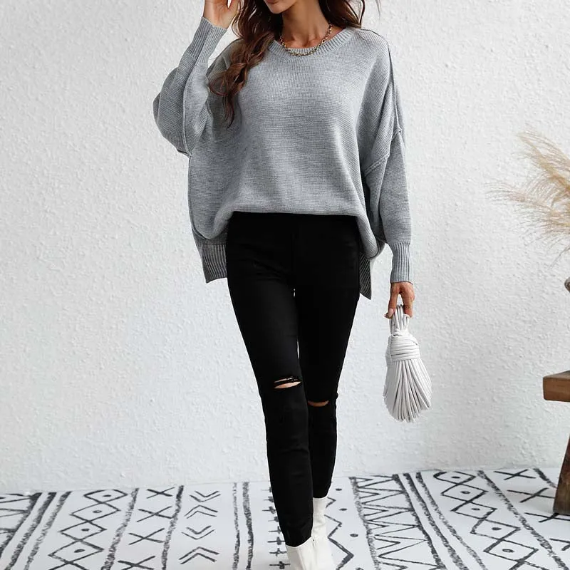 Kelly | Perfect Solid Color Knit Sweater for Women