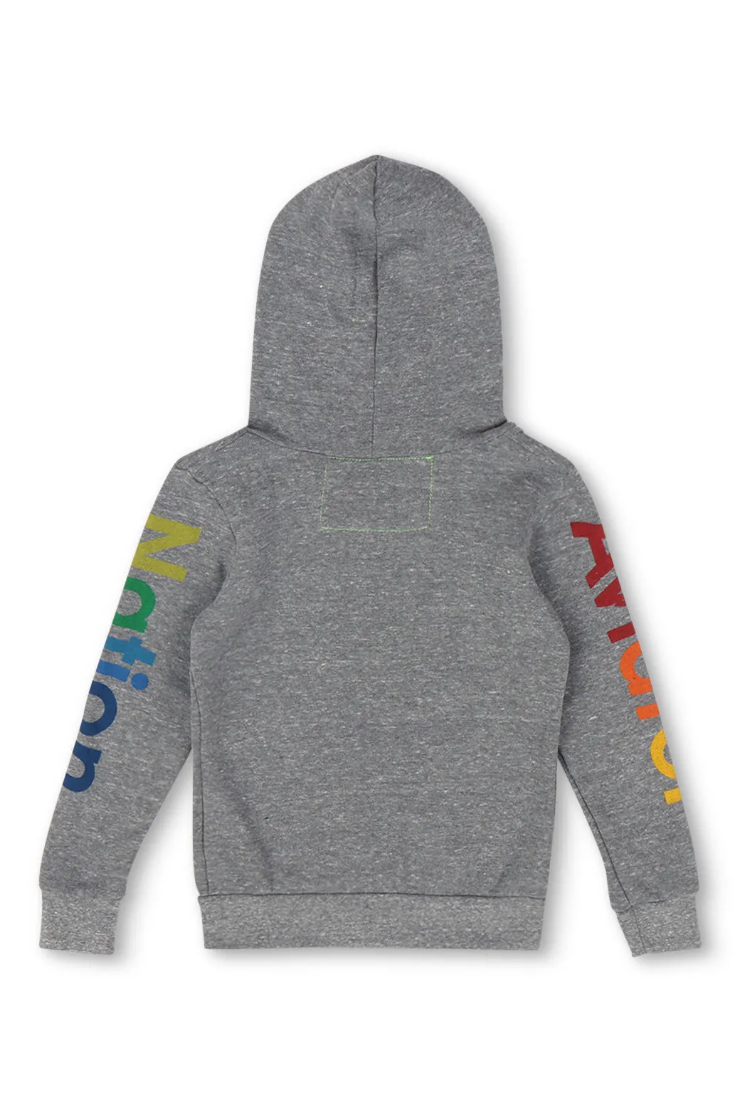 KID'S AVIATOR NATION ZIP HOODIE - HEATHER GREY