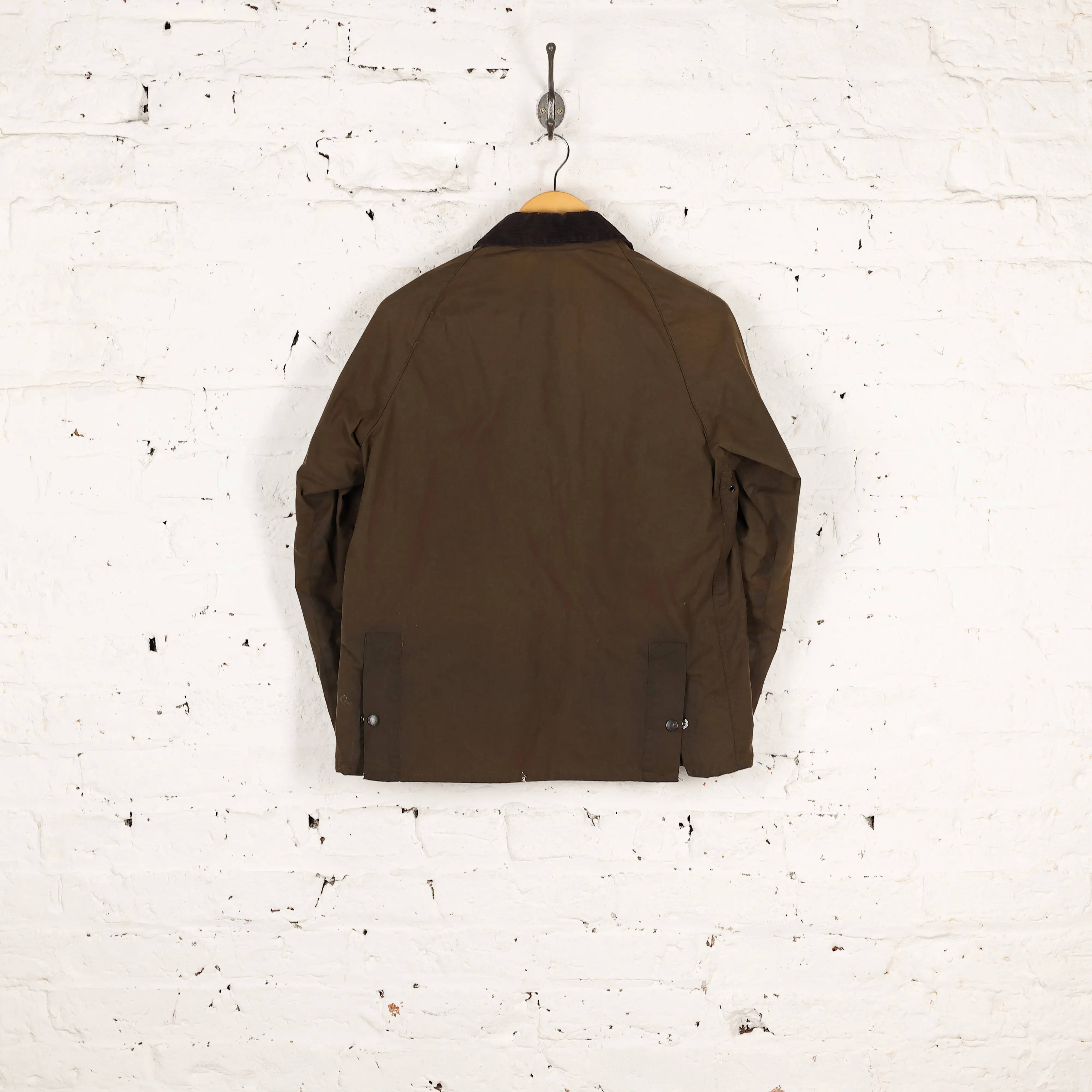 Kids Barbour Classic Bedale Wax Jacket Coat - Green - Boys XXL