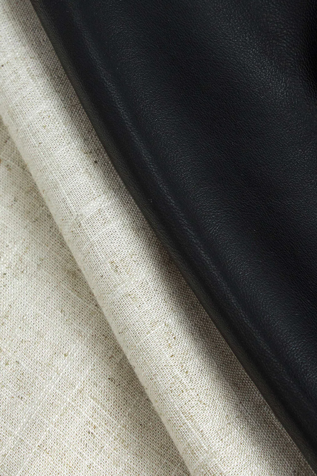 Kinzley - Modern Contrast Patterns Woman's Straight Leg Trousers