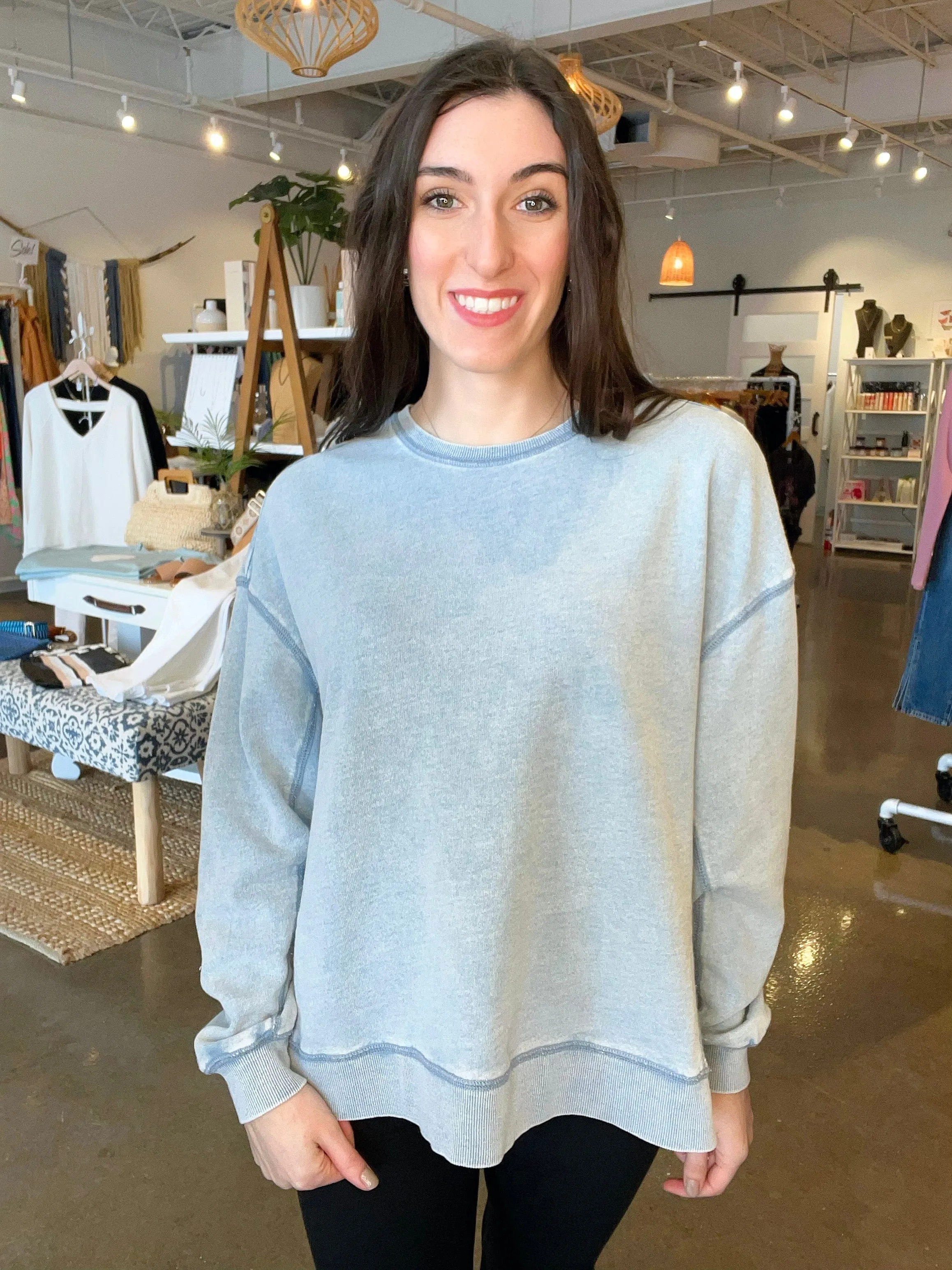 Knit Denim Modern Weekender