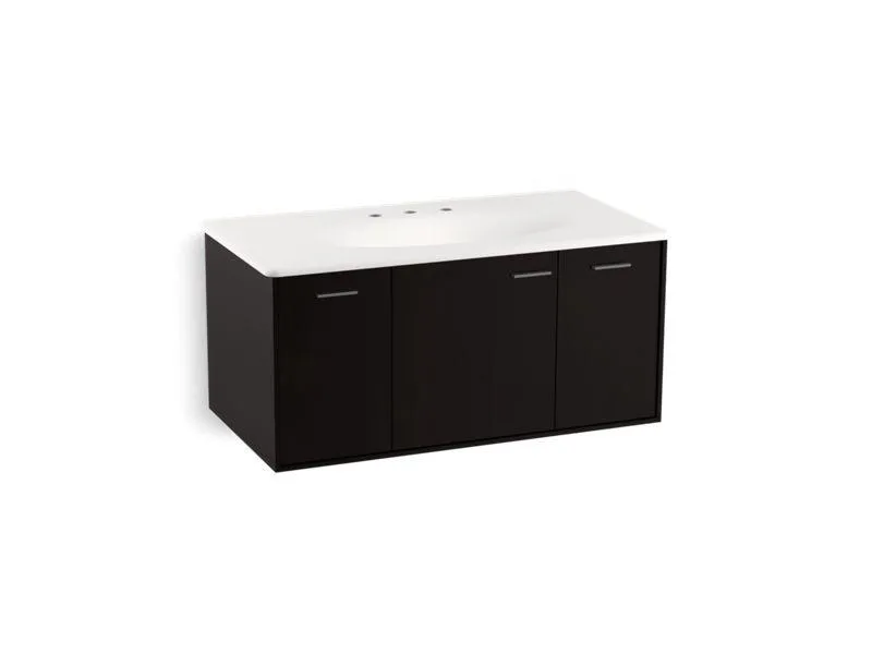 KOHLER K-99561-1WA Jute 42" wall-hung bathroom vanity cabinet with 1 door and 2 drawers