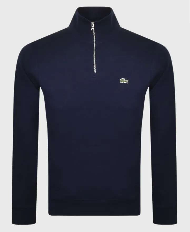 Lacoste SH1927 Quarter Zip Sweat Navy