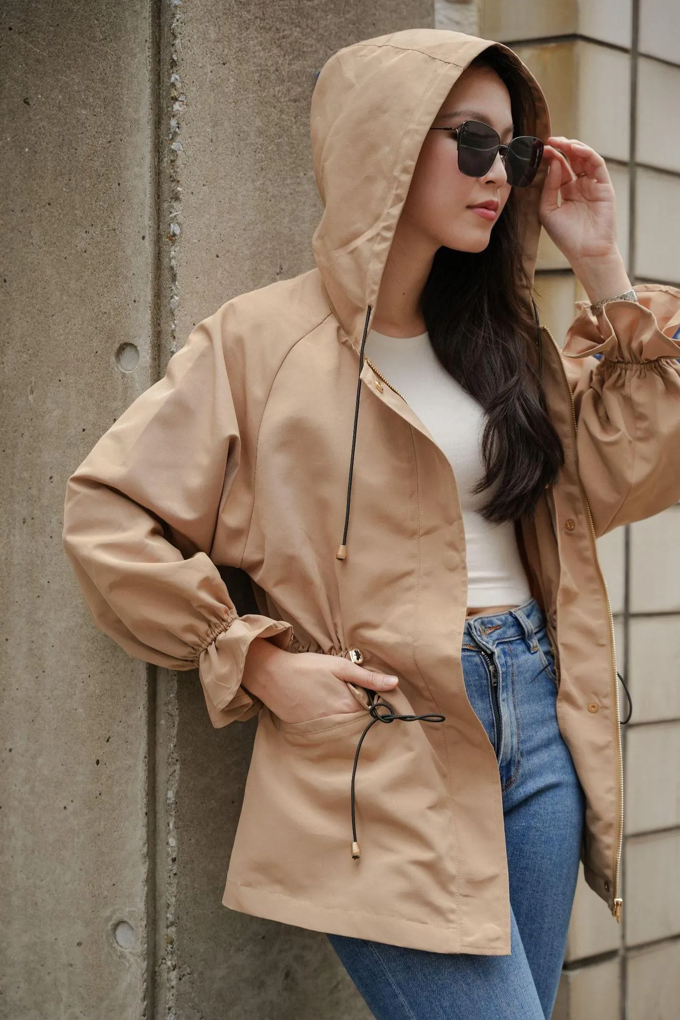 LE COOL PARKA IN BEIGE