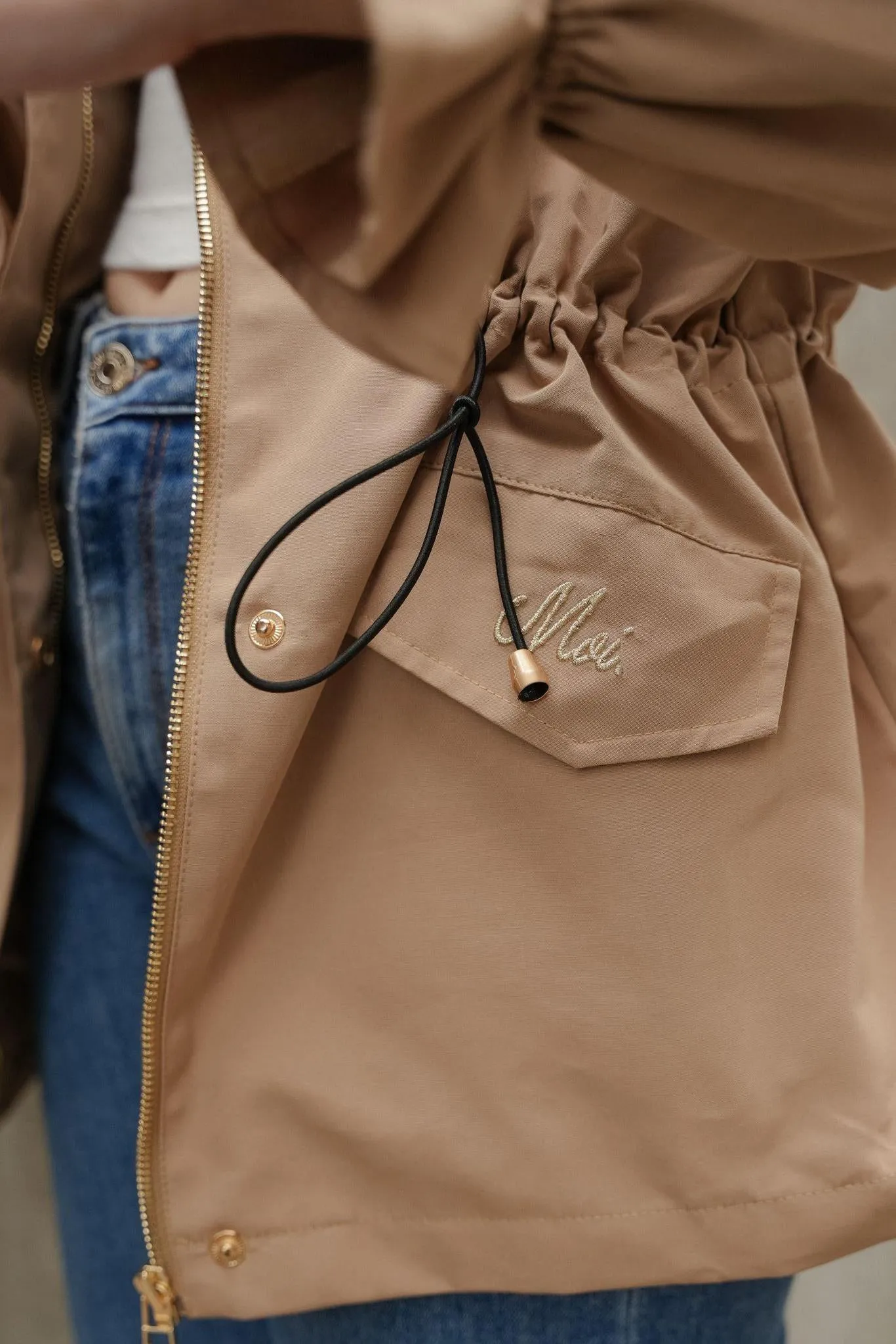 LE COOL PARKA IN BEIGE