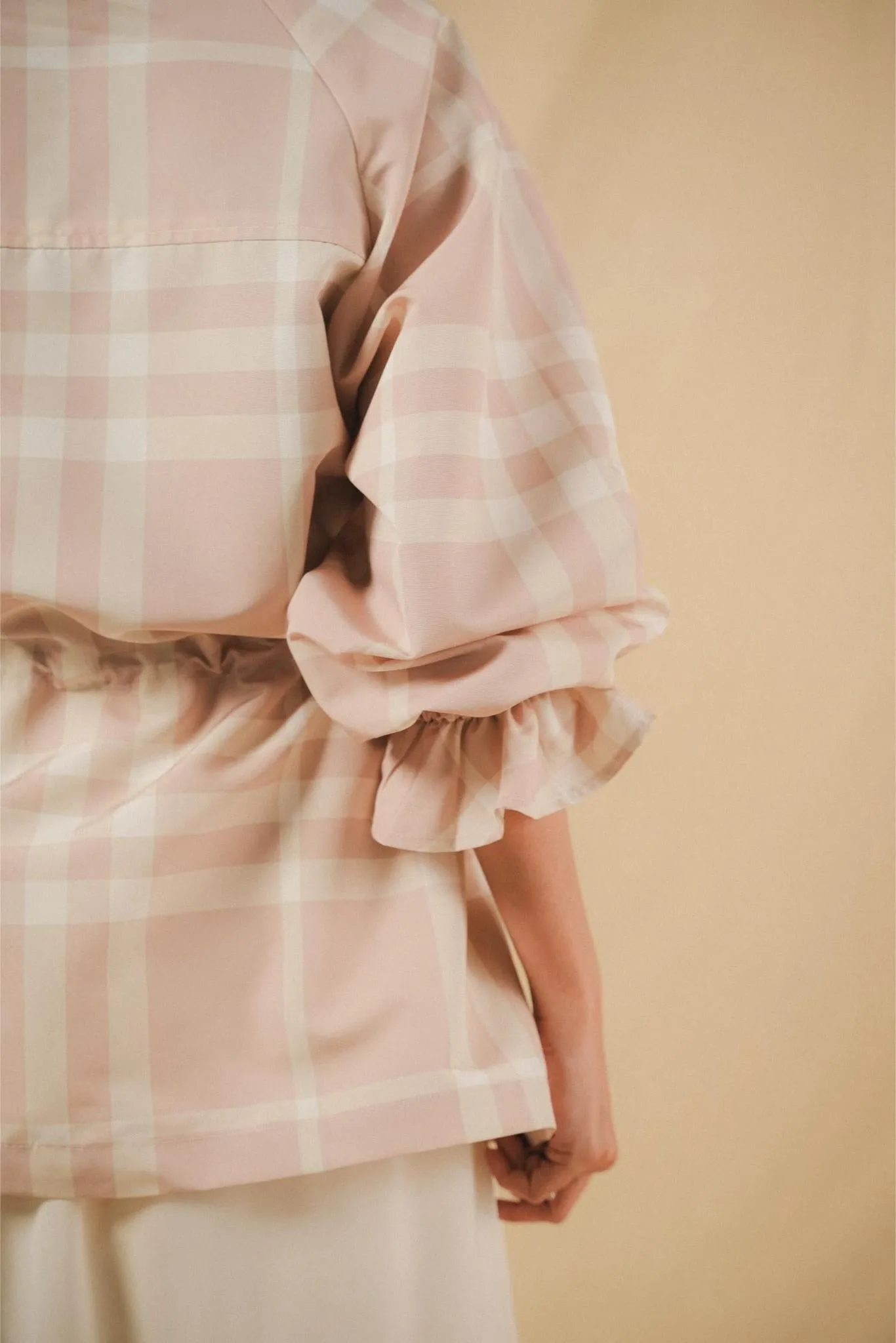 LE COOL PARKA IN PINK TARTAN