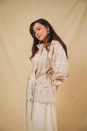 LE COOL PARKA IN PINK TARTAN