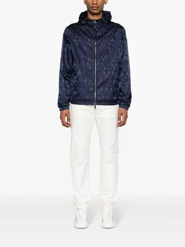 Leonine reversible hooded jacket
