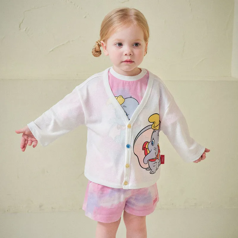 Lightweight White Dumbo Cardigan 2406MO13