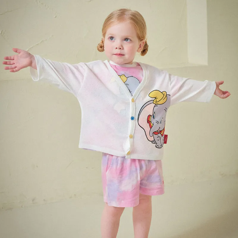 Lightweight White Dumbo Cardigan 2406MO13