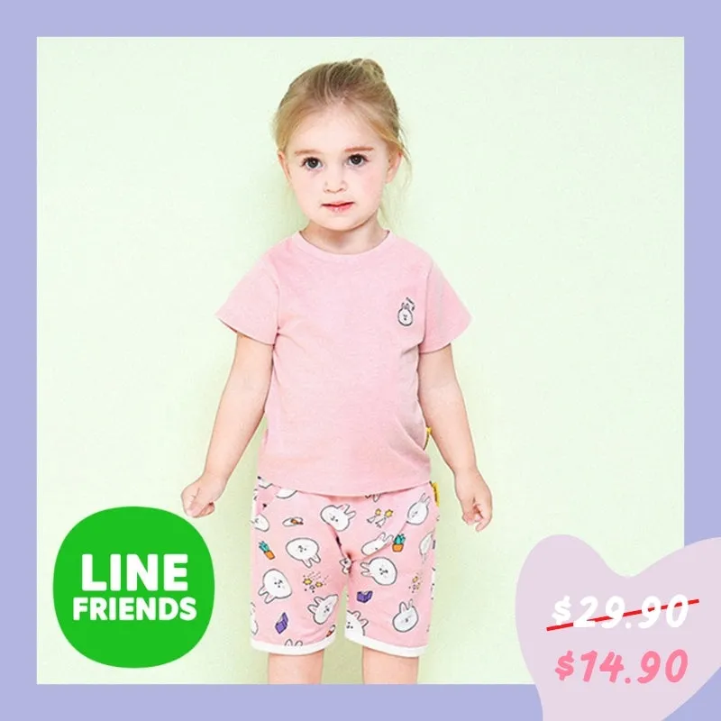 Line Friends Piece of Peace Pink Cony Tee 2306MO02