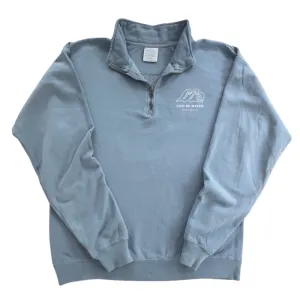Live by Water Logo-Quarter-zip Sweatshirt-Comes in 3 Colors
