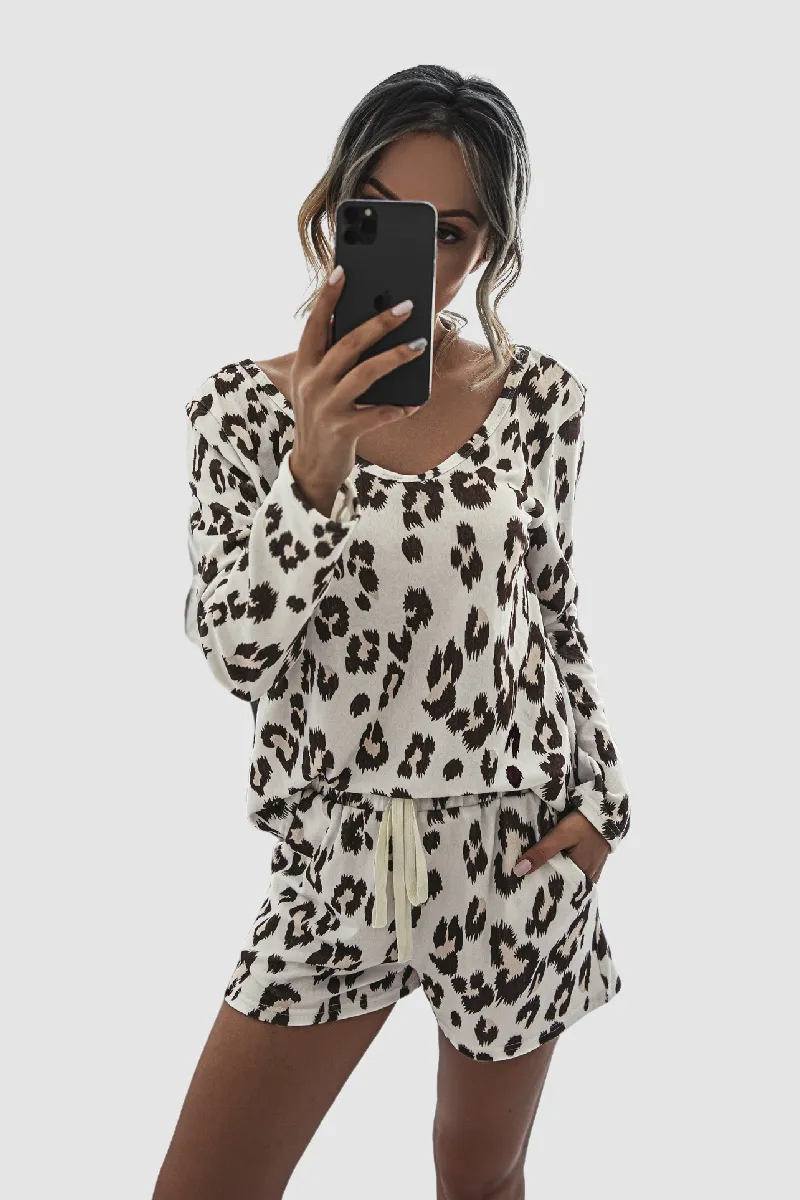 Long sleeve Leopard Top