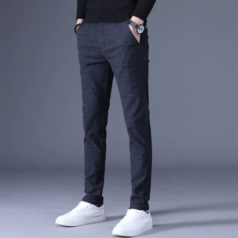 Lucas - Modern gesneden Stoffen Broek