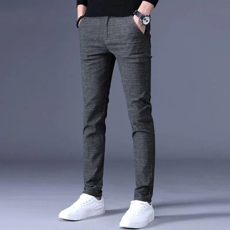 Lucas - Modern gesneden Stoffen Broek