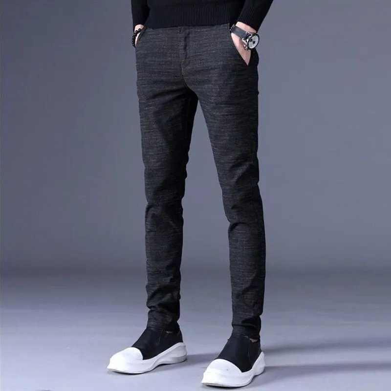 Lucas - Modern gesneden Stoffen Broek