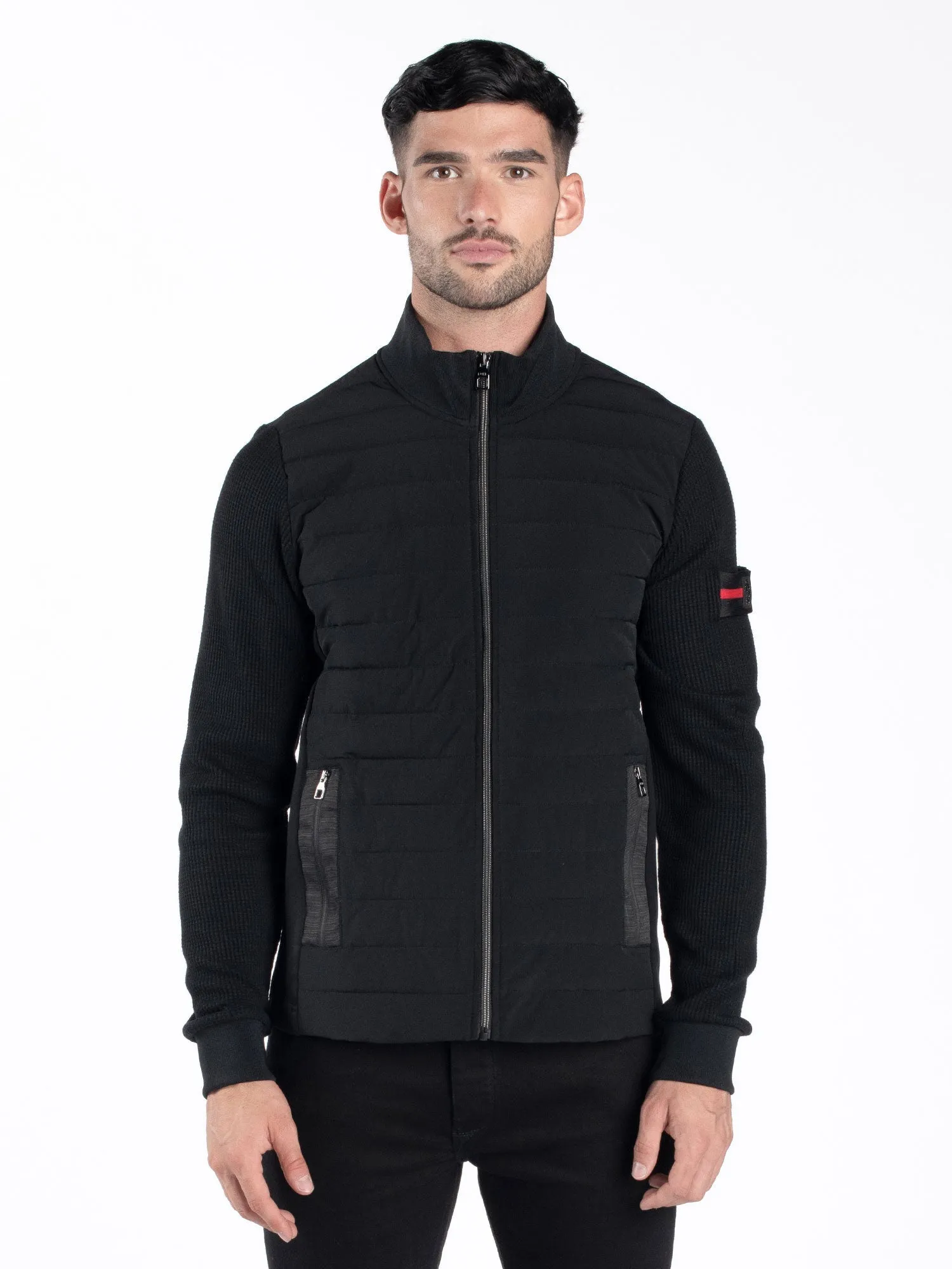 Luke 1977 Fallon Funnel Neck Jacket Jet Black