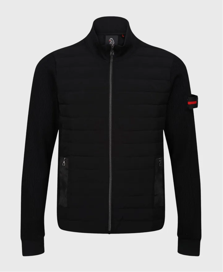 Luke 1977 Fallon Funnel Neck Jacket Jet Black