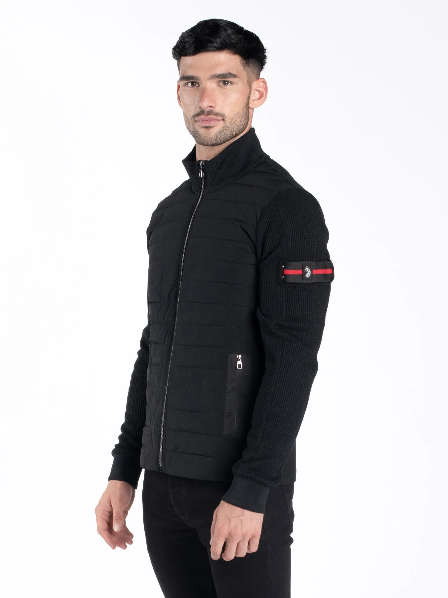 Luke 1977 Fallon Funnel Neck Jacket Jet Black