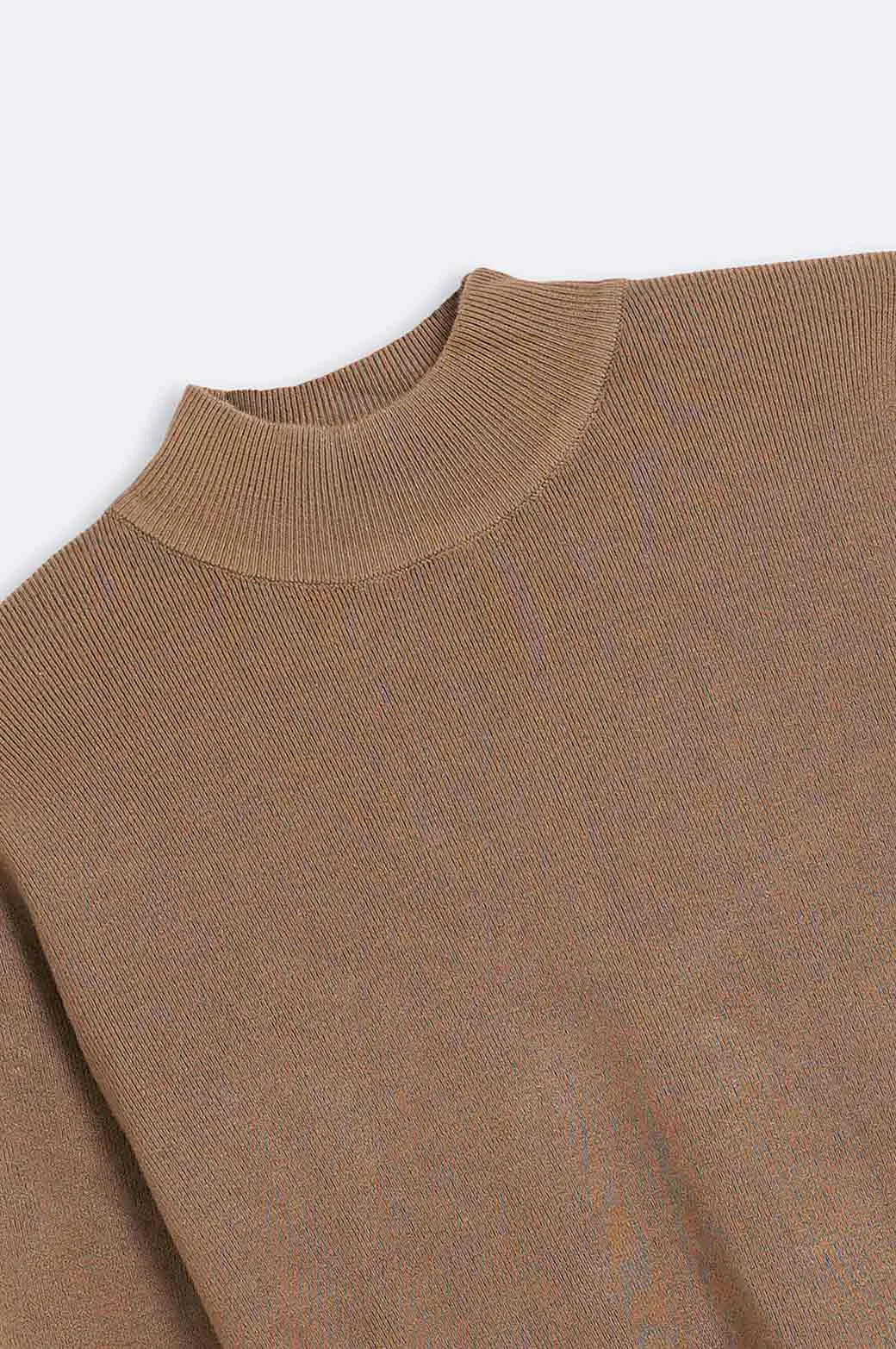 LUXURY HIGH CREW SWEATER