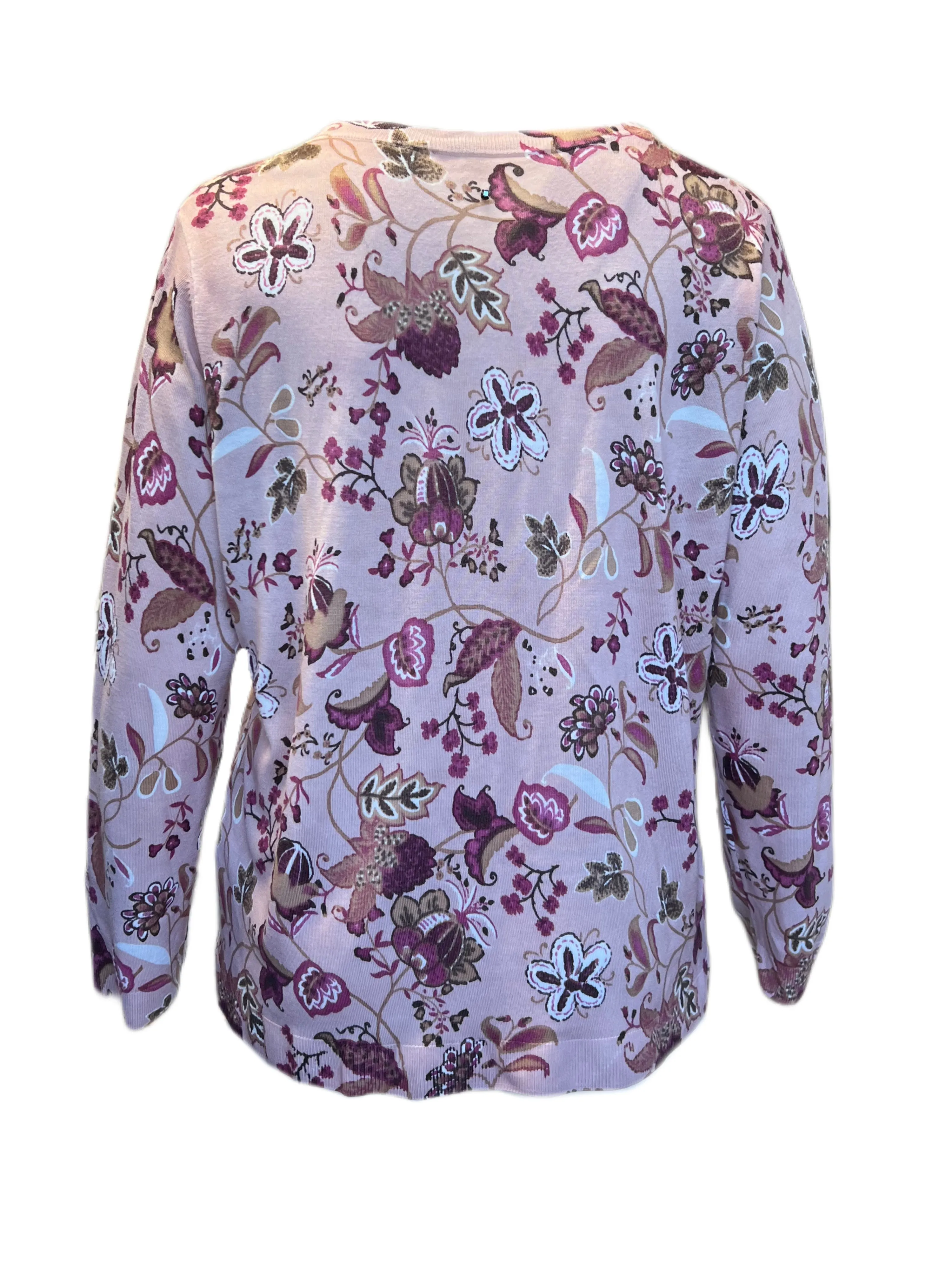 Marina Rinaldi Women's Pink Maggio Button Closure Cardigan NWT
