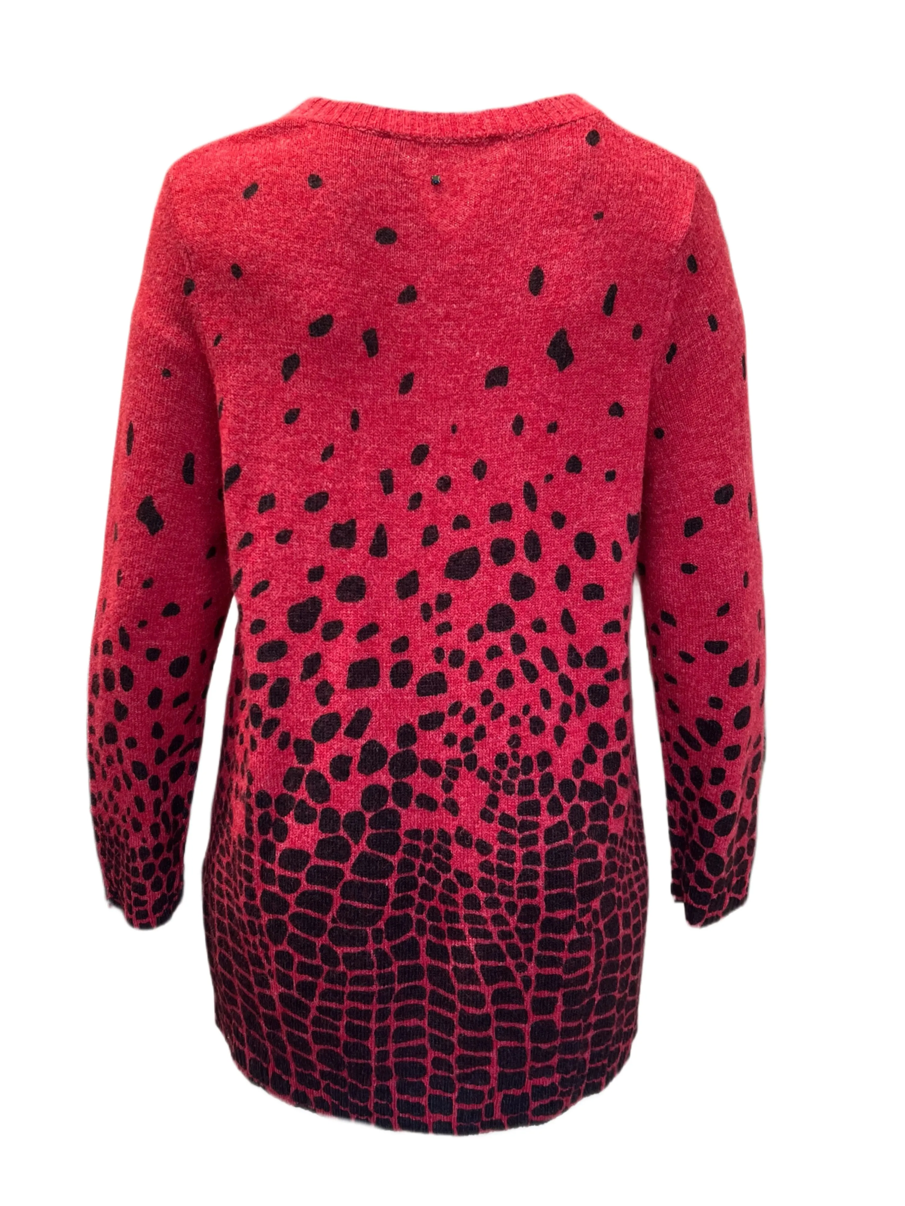 Marina Rinaldi Women's Red Adibire Knitted Sweater NWT